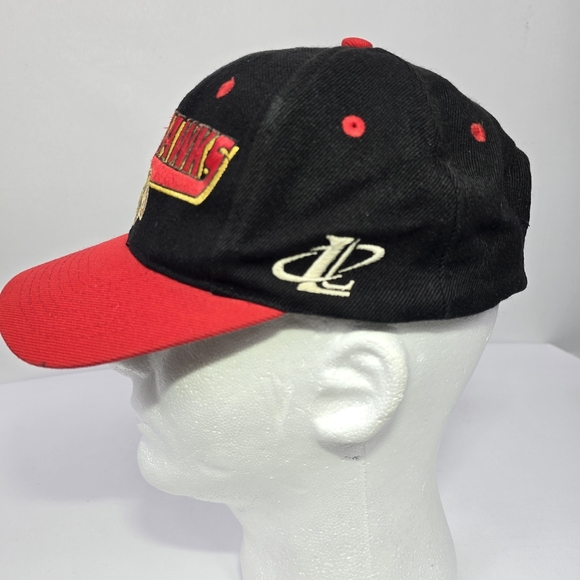 Vintage 90’s Logo Athletic Chicago Blackhawks NHL Big Spellout And Logo - Picture 2 of 11